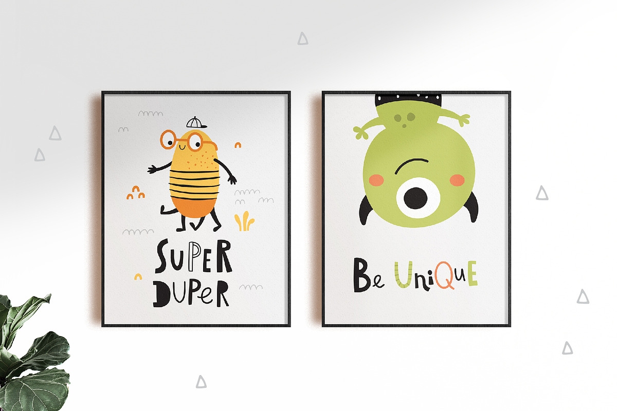 Monsters kids clipart collection, an Animal Illustration by Leysan Shayak (Photo 10 of 15)