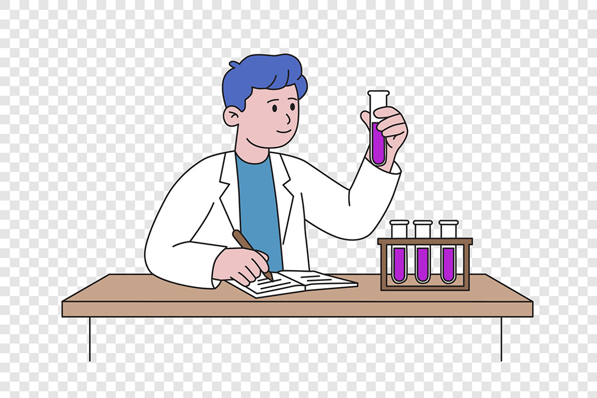 Laboratory Scientist Experiment, a Healthcare Illustration by Partikusi Design (Photo 3 of 3)