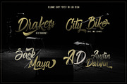 Bellsmore Brush Script, a Script Font by Rochart (Thumbnail 3 of 18)