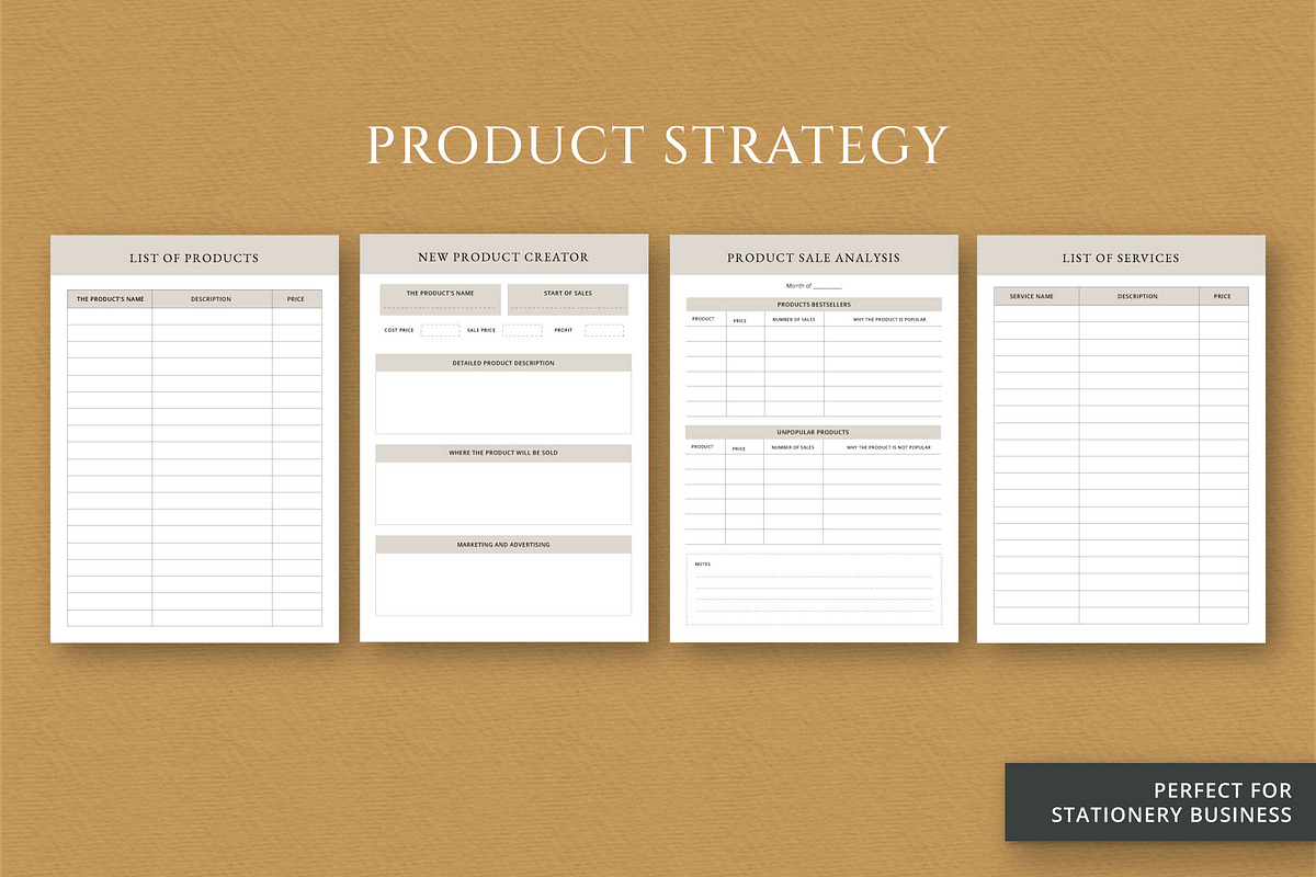 Business planner, a Stationery Template by Anatartan Design (Photo 3 of 7)