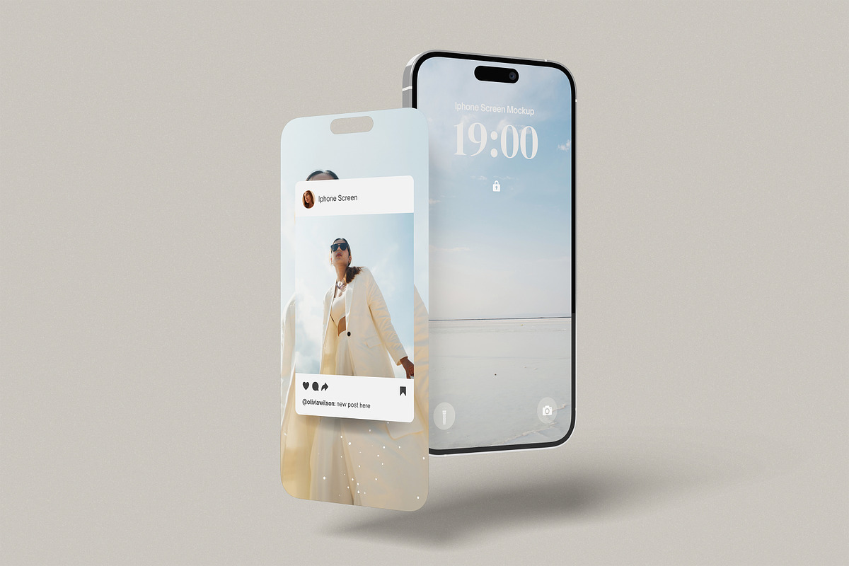 Iphone Screen Mockup, an iPhone Mockup by Twins_studio926 (Photo 5 of 5)