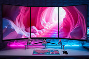 Pink Ice Cave Stairs Background JPG, a Background Graphic by Aura Canyon HQ (Thumbnail 5 of 7)