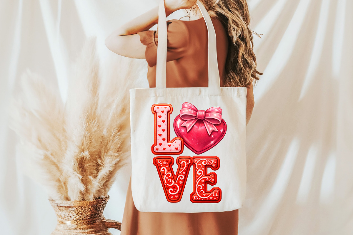 Preppy Coquette Valentine's Day Love, an Illustration by DreamCafeArt (Photo 4 of 8)
