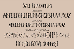 Salt & Sugar.Hand Drawn Font Duo