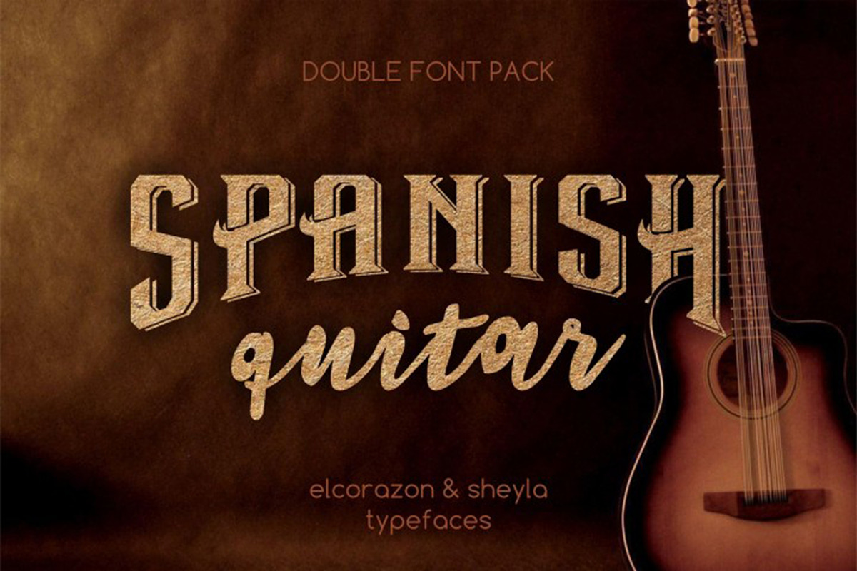Elcorazon & Sheyla Double font set