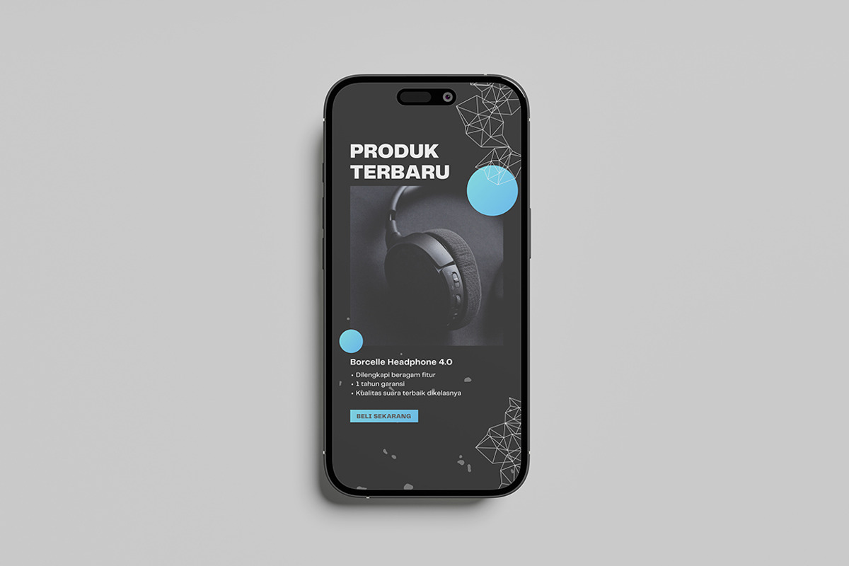 iPhone 16 Mockup, an App Template by Creative_A23 (Photo 4 of 4)