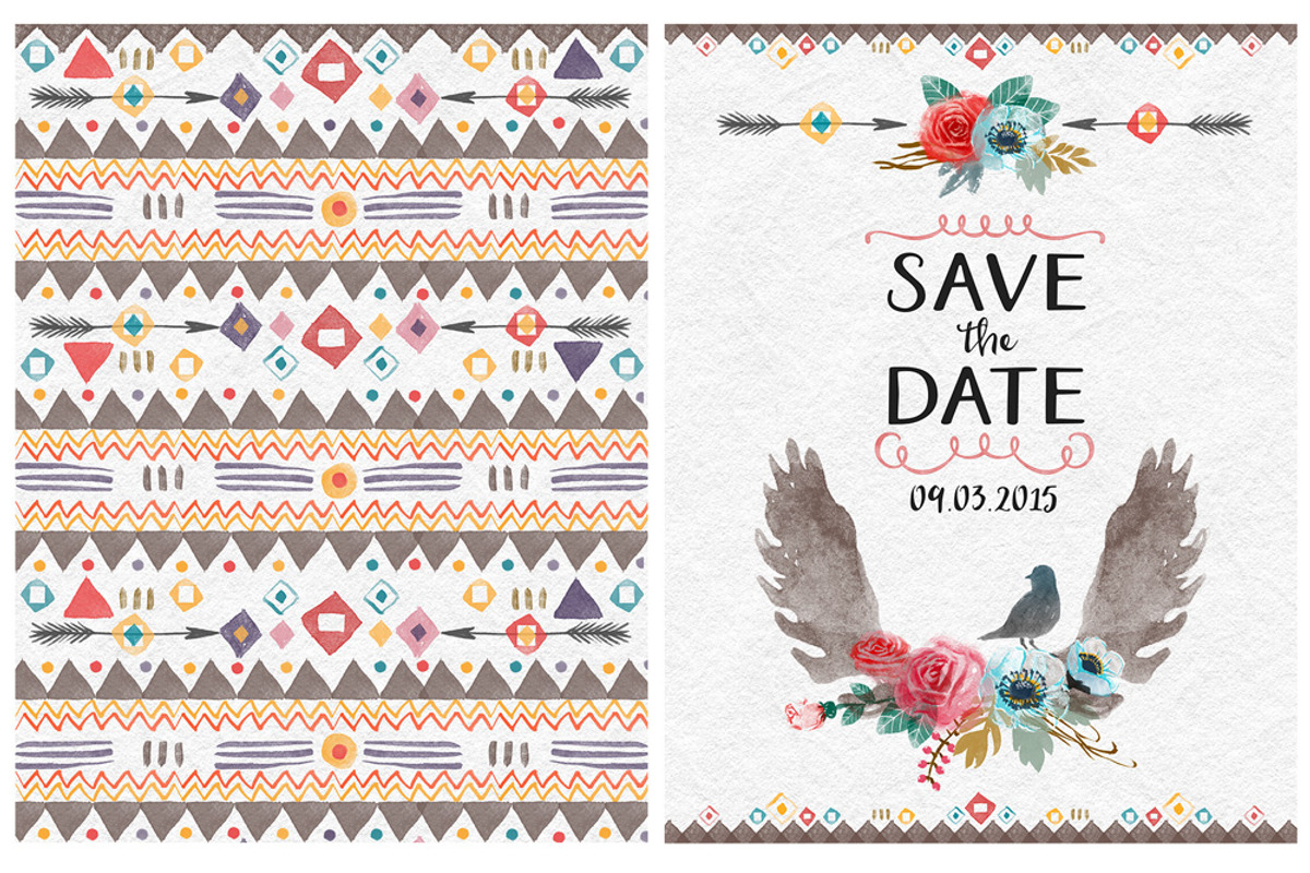 1200+ Watercolor PS Stamp Brushes, a Brush Add-On by kite-kit (Photo 6 of 11)