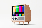 Retro TV Mockup, a Product Mockup by zpackcreative (Thumbnail 2 of 4)