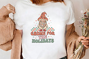 Gnome For The Holidays Christmas PNG, a Seasonal Illustration by CrexoraLab (Thumbnail 3 of 4)