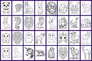 Animal Coloring Page, a Graphic by Forhadx5 (Thumbnail 8 of 10)
