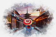 Exterior Watercolor Effect Bundle, an Action Add-On by MRI STUDIO (Thumbnail 19 of 24)