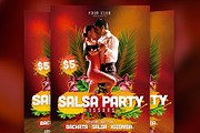 Salsa Flyer Template, a Flyer Template by Graphicfy Templates (Thumbnail 1 of 2)