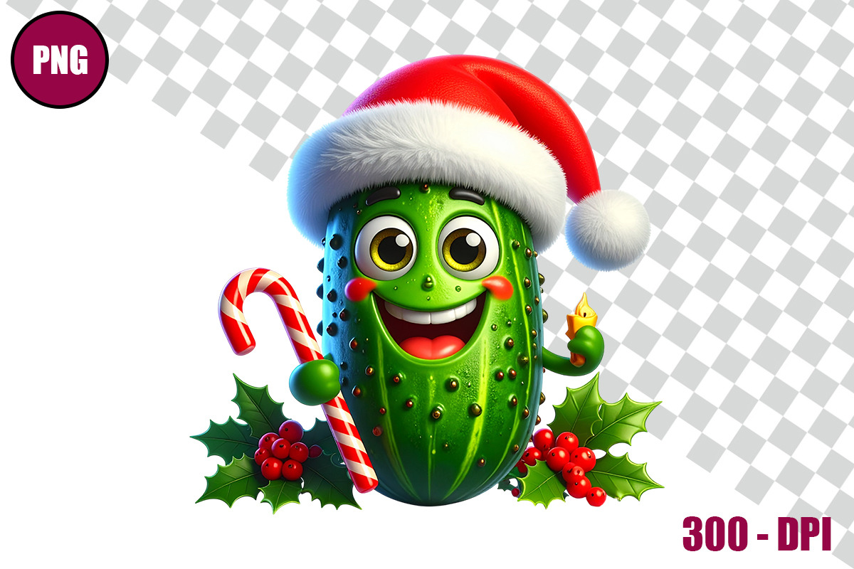 Christmas Pickles Clipart Bundle, a Decorative Illustration by taramija (Photo 14 of 26)