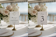 Wedding Table Sign Mockup Gold Stand, a Product Mockup by TatiMockup (Thumbnail 3 of 3)