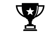 Bold winner trophy cup icon, an Illustration by Amazin_art (Thumbnail 24 of 29)