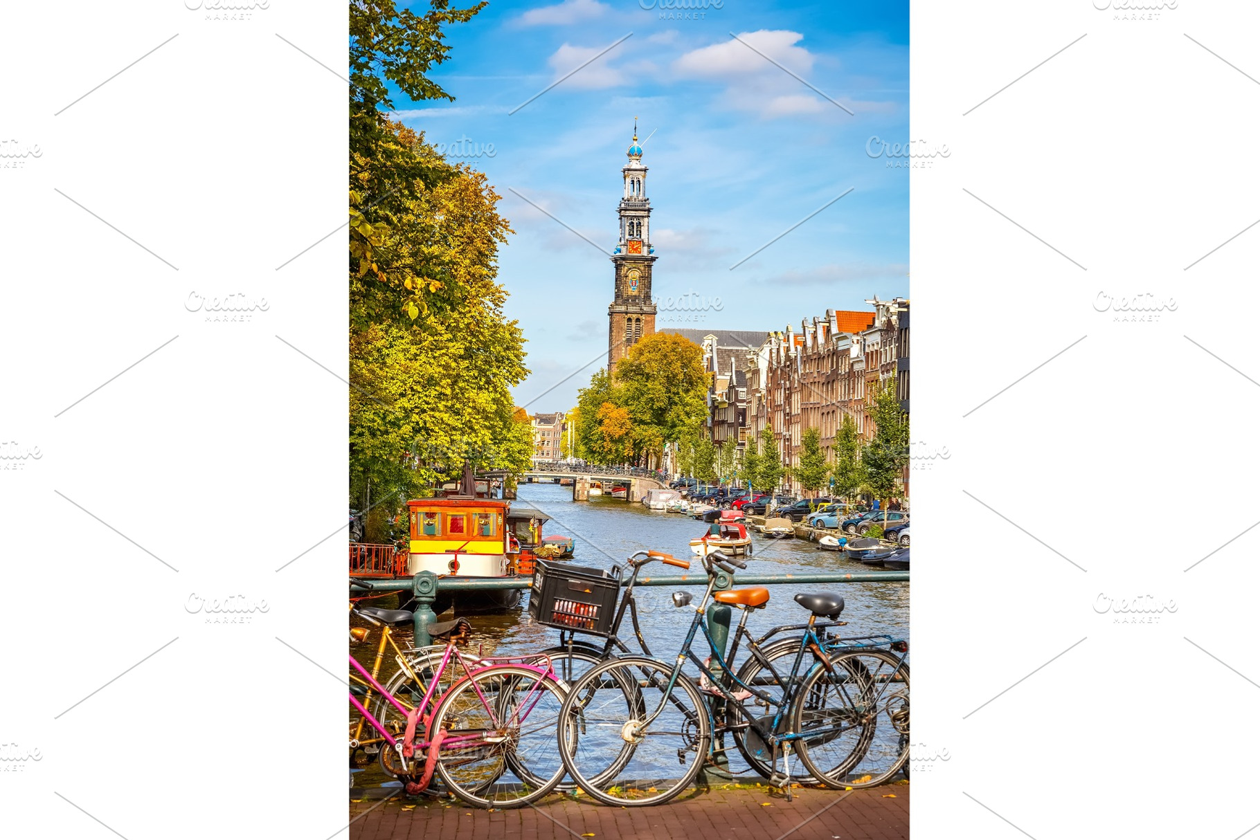 Prinsengracht canal in amsterdam featuring amsterdam, canal, and netherlands, an Architecture Photo by sborisov