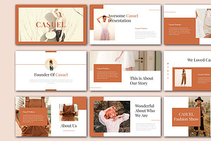 Casuel Women Fashion PowerPoint