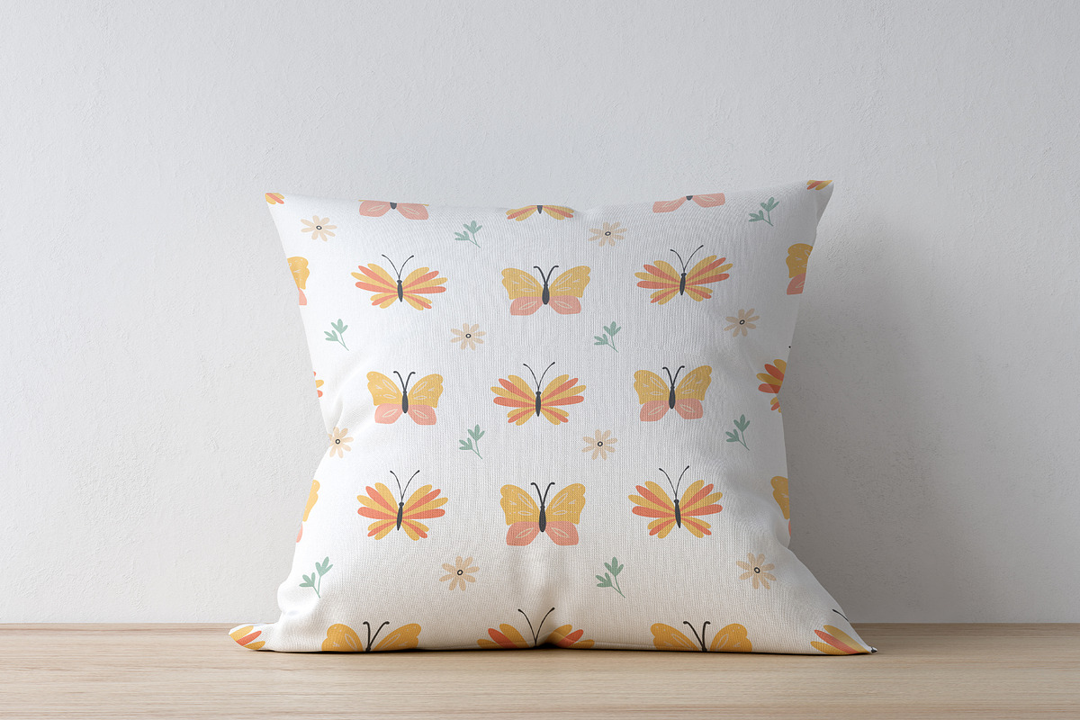 Summer butterflies patterns, a Pattern Graphic by Naty Art (Photo 6 of 7)
