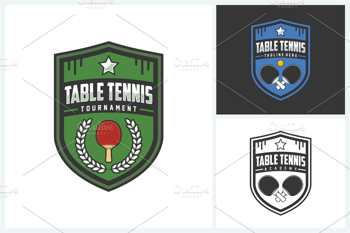 Table tennis logo sport design, a Branding & Logo Template by jundio studio
