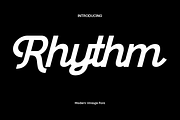Rhythm - Vintage Script Font, a Script Font by Luna Shop (Thumbnail 1 of 15)