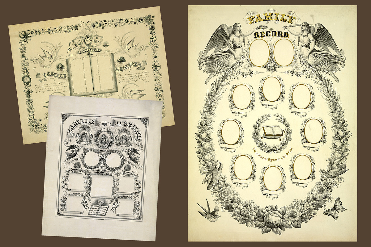 Antique Family Records - Blank, a Texture Graphic by Blue Line Design (Photo 8 of 17)