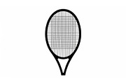 Tennis Racket Icon Silhouette Bundle, an Illustration by Designs_River (Thumbnail 26 of 51)