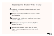 Wix Website Template Olivia, a Websites & App Template by Joanna Lane Designs (Thumbnail 4 of 5)