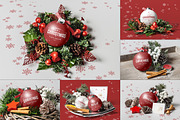 Christmas Ball Mock-up, a Merchandise Mockup by Yogurt86 (Thumbnail 1 of 13)