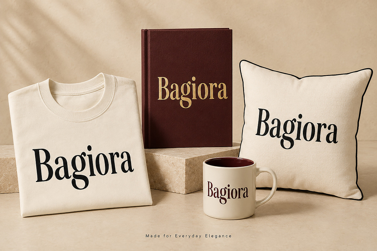 Bagiora – Elegant Display Serif Font, a Serif Font by Wow Magic (Photo 2 of 6)