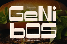 Genibos - Food Display Font