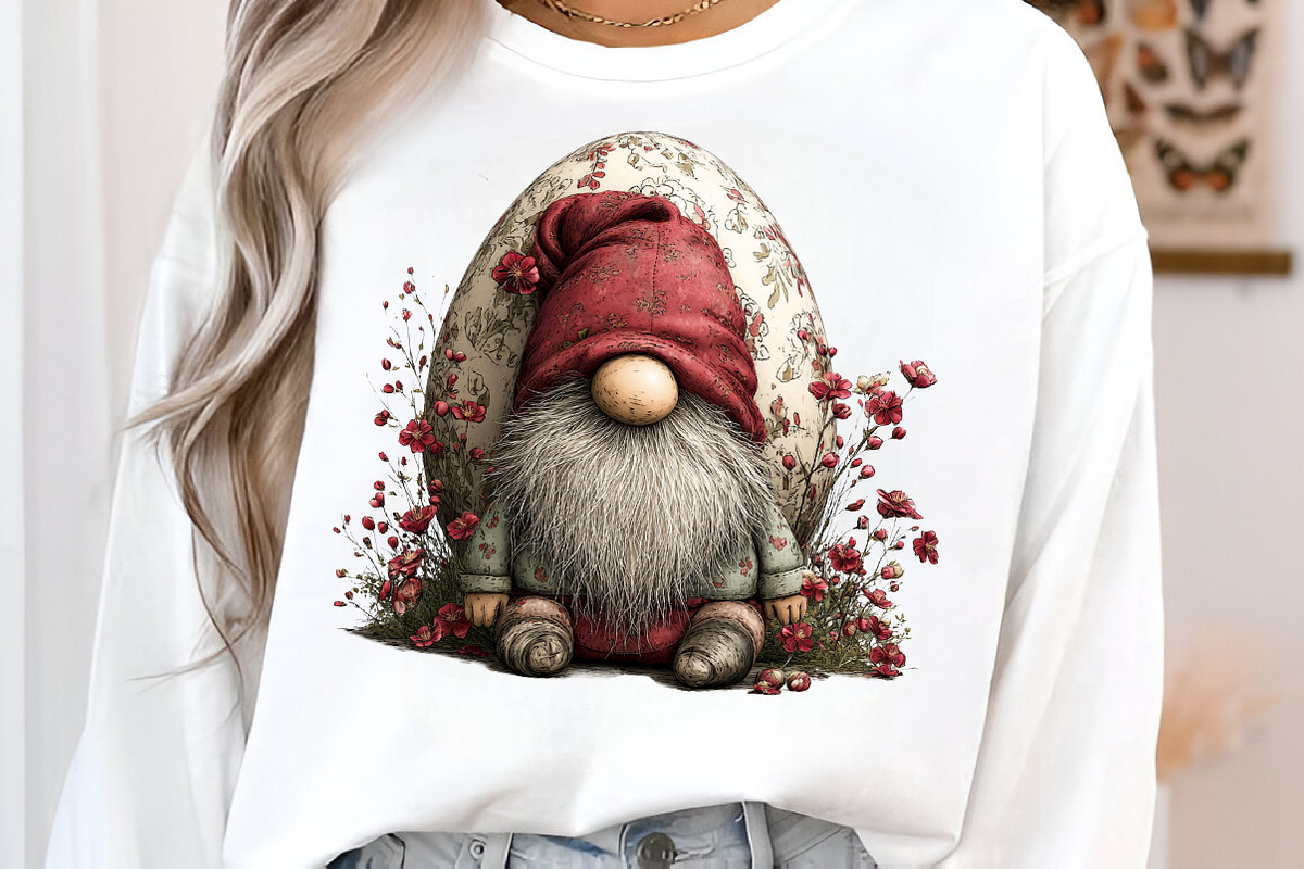 Easter gnome gingerbread house Png, an Illustration by SinaCreation (Photo 6 of 11)