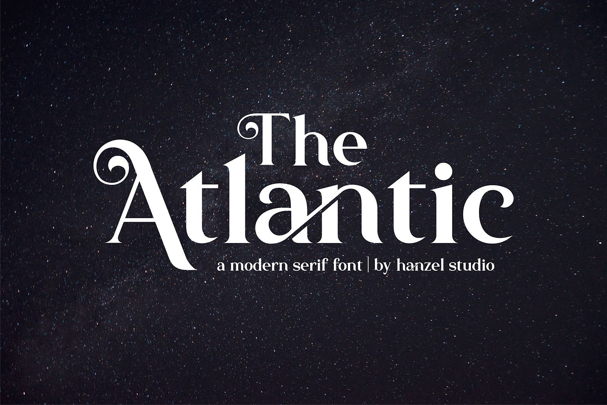 The Atlantic//Modern Serif Font, a Serif Font by HanzelSpace Studio (Photo 11 of 11)
