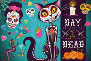 Day of the Dead Collection, a Decorative Illustration by Dapper Dudell (Thumbnail 1 of 4)