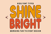 Retro Bubble - Puffy Display Font, a Sans Serif Font by KiddoGlyphs Studio (Thumbnail 3 of 5)