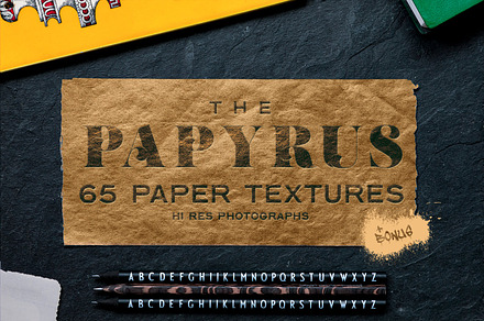 The Papyrus - 65 Paper Textures