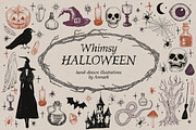 Whimsy Halloween. Vector clipart, an Object Graphic by AnMark (Thumbnail 1 of 11)