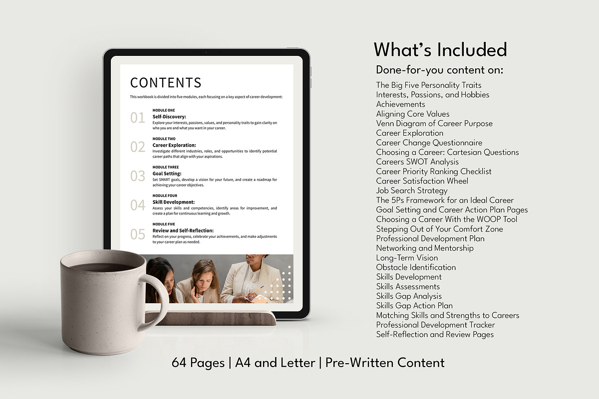 Career Coaching Canva Templates, a Templates & Theme by Miri Campbell (Photo 2 of 10)