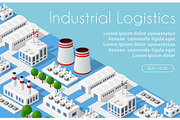 Industrial Logistics 3D Isometric, a Technology Illustration by AlexZeL (Thumbnail 1 of 5)