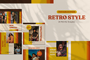Retro Style - Instagram Pack, a Social Media Template by uyo66 (Thumbnail 1 of 6)