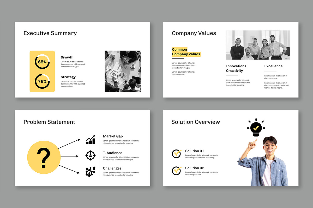 Professional Company Profile, a Presentation Template by Mighty-Slide (Photo 3 of 6)