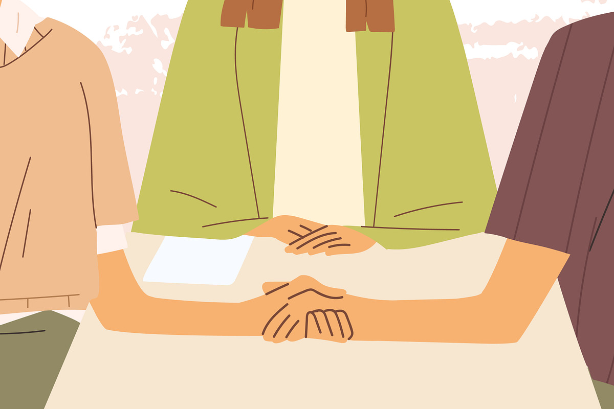 Mediation and negotiation concept, a Person Illustration by Good Studio (Photo 2 of 3)