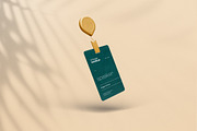 ID badge & business card mockup, a Product Mockup by dpi (Thumbnail 6 of 16)