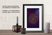 Astrology Vector Set & Birth Chart, an Illustration by The Gypsy Goddess (Thumbnail 9 of 15)