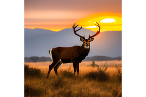 Custom art, Low Country, Buck Deer