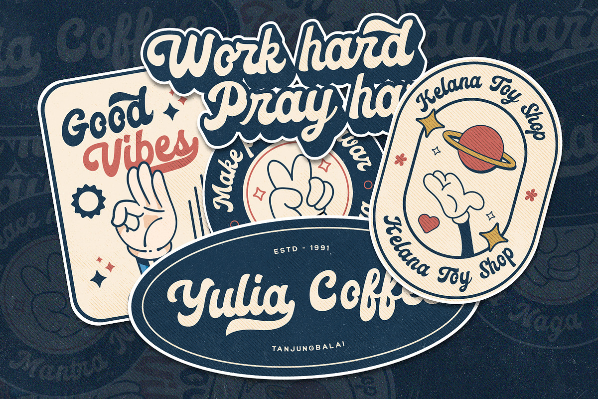 Kaylani - Vintage Script Display, a Script Font by Mantra Naga (Photo 6 of 10)