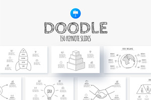 Keynote Doodle Infographics, a Presentation Template by Abert