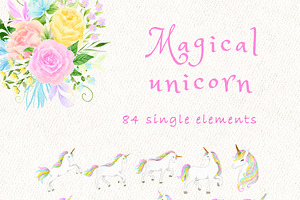 Magical Unicorn Clipart