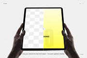 iPad Pro In Hand Mockup, an iPad Mockup by Toasin Studio (Thumbnail 2 of 5)