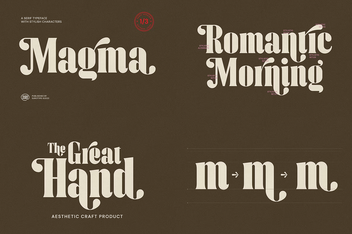 Font Bundle - Complete Collection, a Serif Font by A.Budianto (Photo 9 of 39)