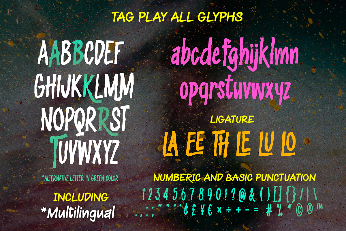 Tag Play, a Handwritten Font by BBtypeStudios (Photo 10 of 10)